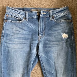 American Eagle Outfitters Women’s Extreme Flex 4 Slim Denim Blue Jeans